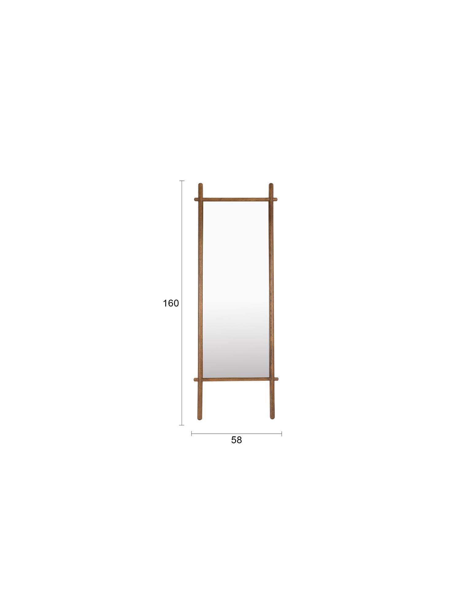 Walnut Leaner Mirror