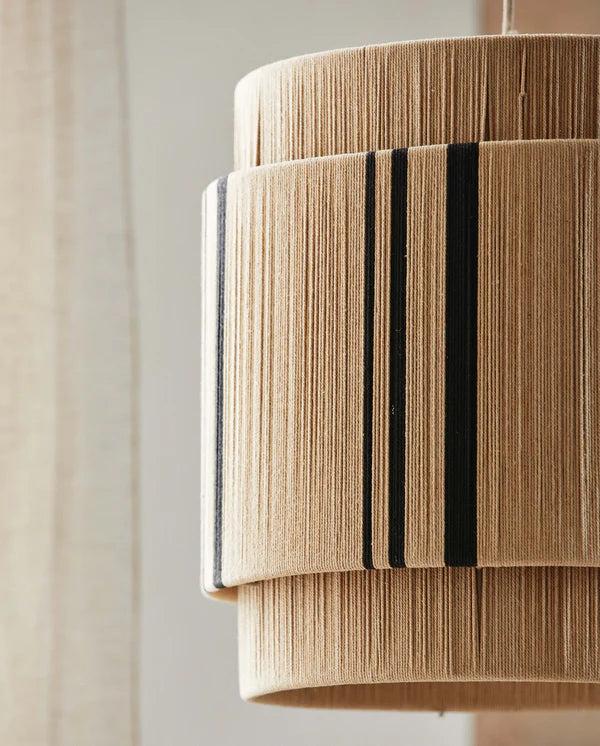 Nature Stripe Weave Pendant