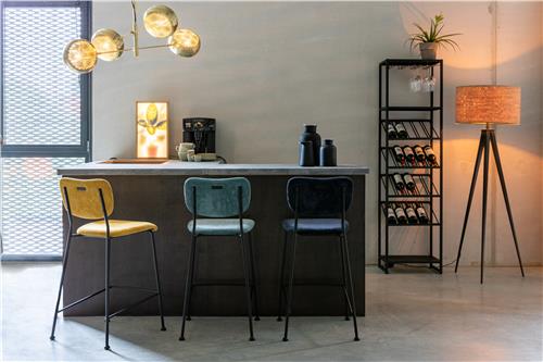 Counter Stool Benson Dark Blue