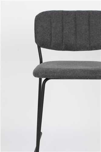 Counter Stool Jolien Black/Dark Grey