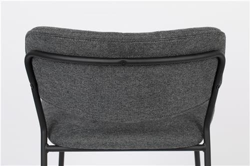 Counter Stool Jolien Black/Dark Grey