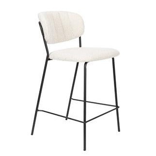 Counter Stool Jolien Black/Boucle