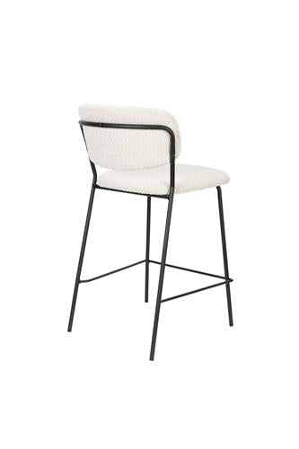 Counter Stool Jolien Black/Boucle