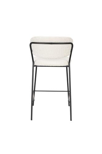 Counter Stool Jolien Black/Boucle