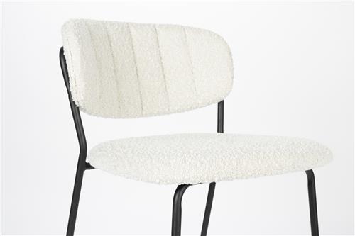 Counter Stool Jolien Black/Boucle