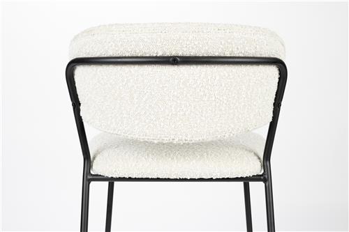 Counter Stool Jolien Black/Boucle