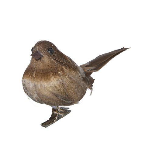 Set of 6 Natural Birds