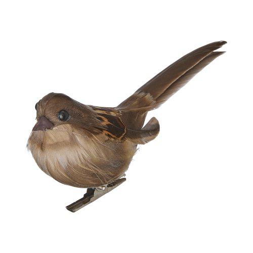 Set of 6 Natural Birds