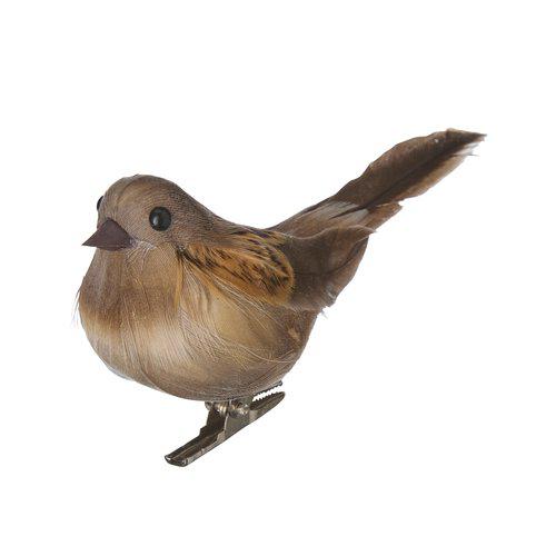 Set of 6 Natural Birds