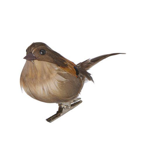 Set of 6 Natural Birds