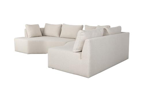 Celena Curved Sofa Sand