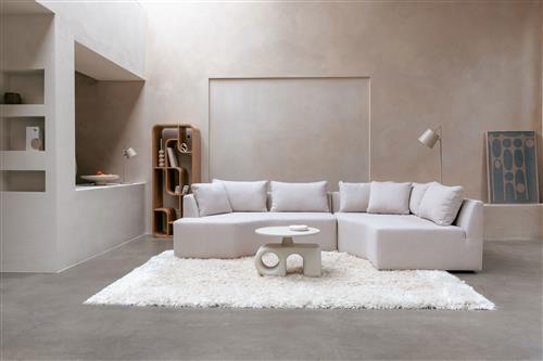 Celena Curved Sofa Sand