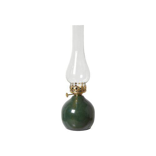 Vintage Candle Holder Green