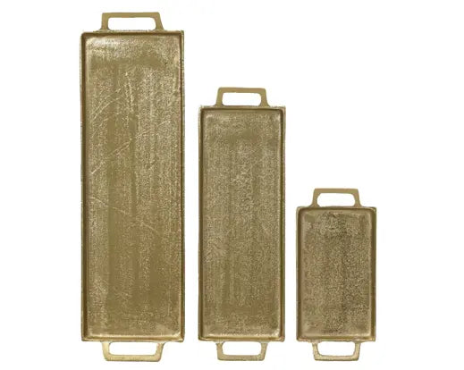 Gold Tray with Handle