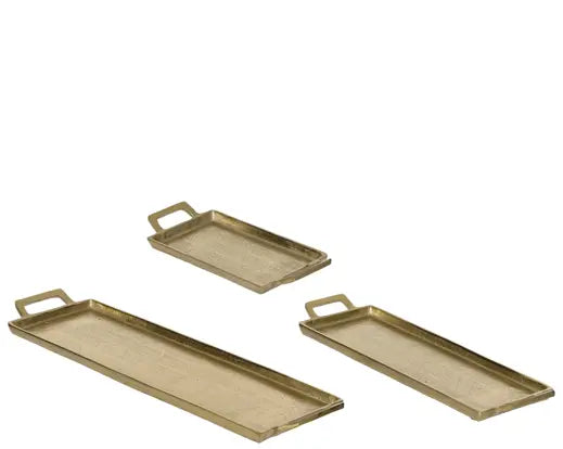 Gold Tray with Handle