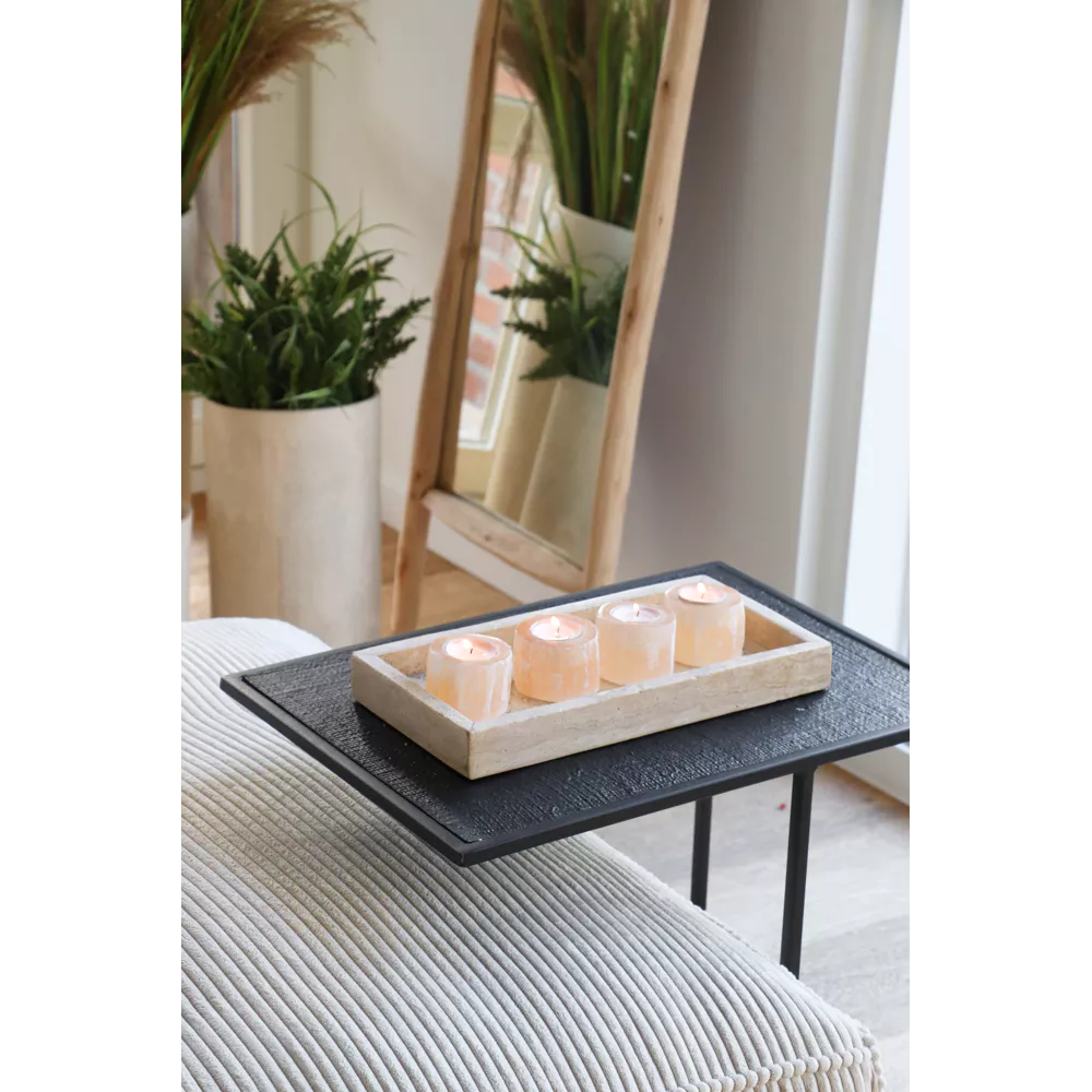 Stravo side table Black