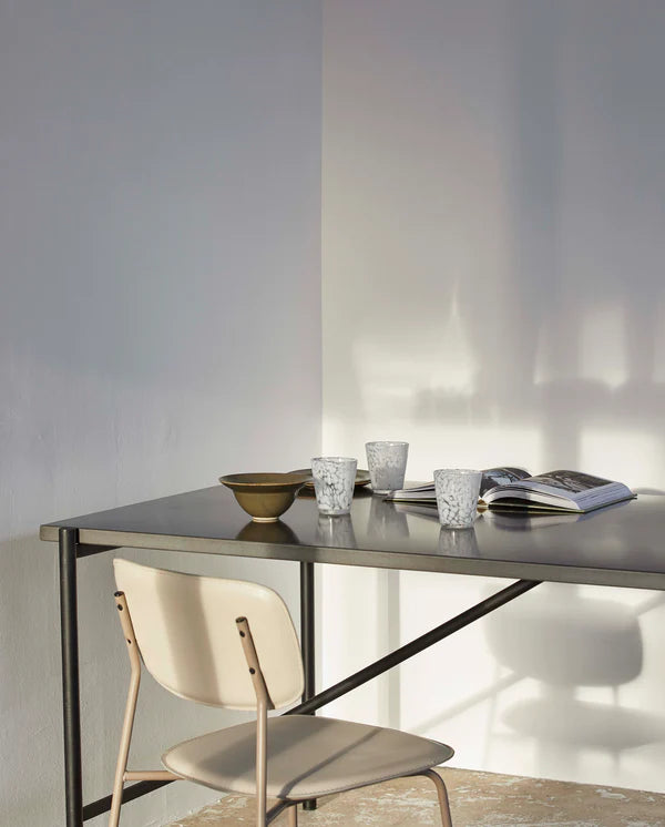 White Mottled Glass