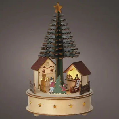 Christmas Tree Wooden Music Box