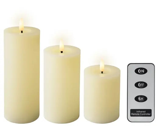 Flameless Candle Set of 3
