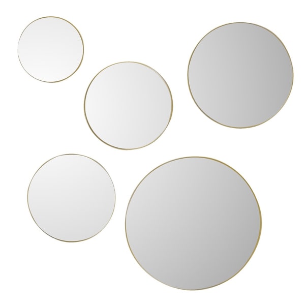 5 Gold Mirrors