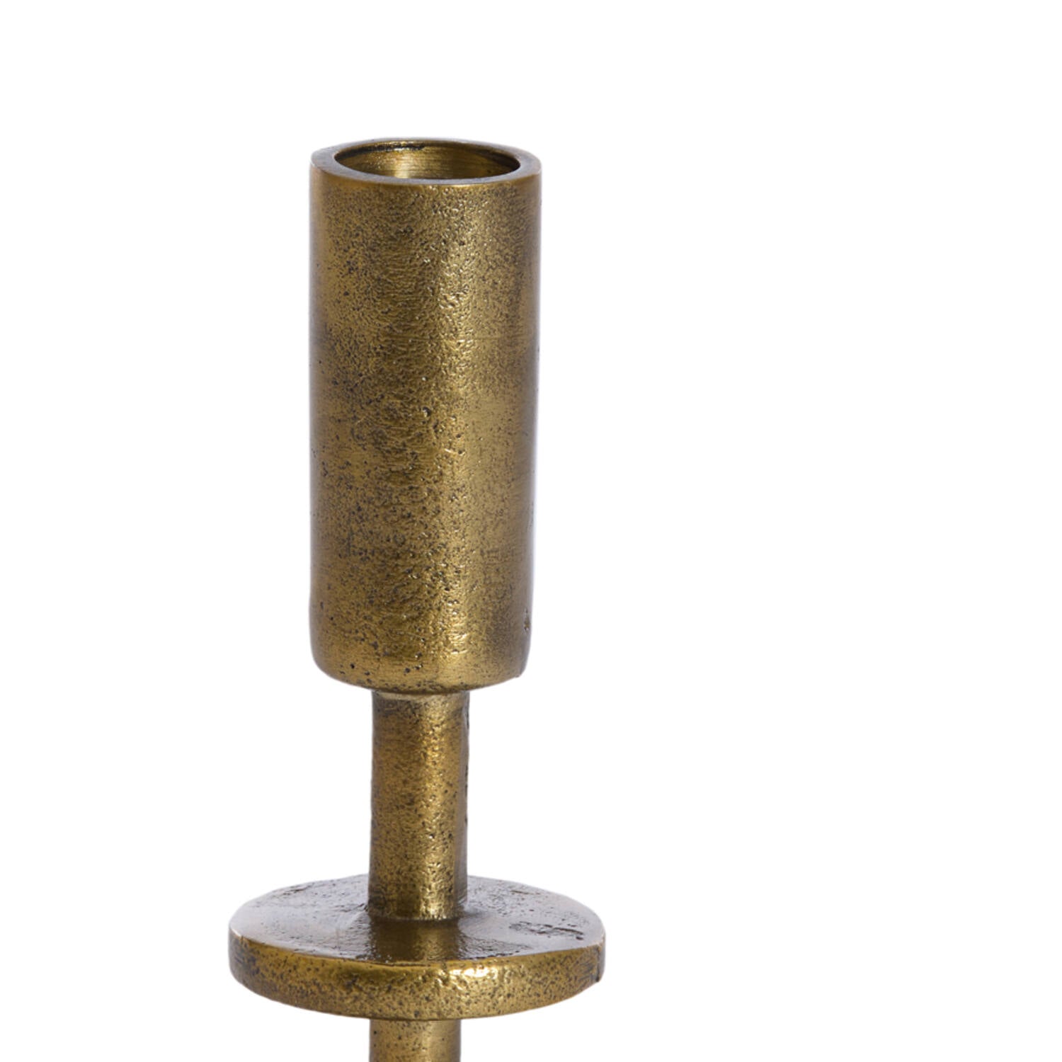 Kabira antique bronze candle stick