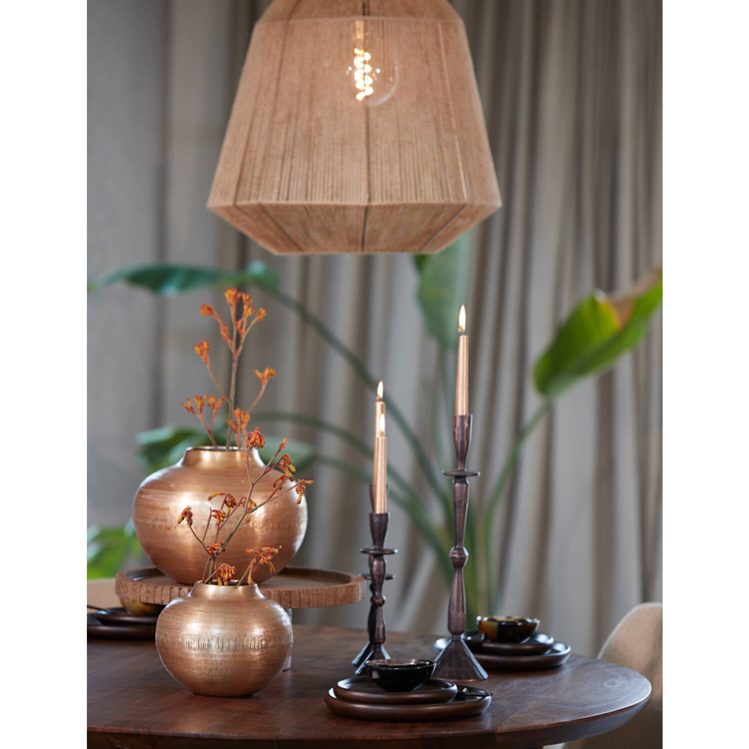 Copper Brown Candle Stick