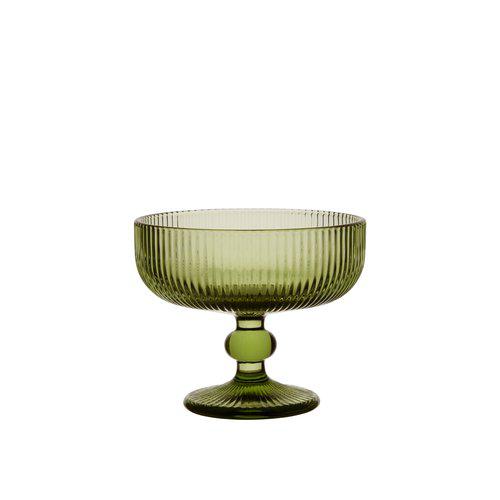 EVIE Coupe -Green Glass