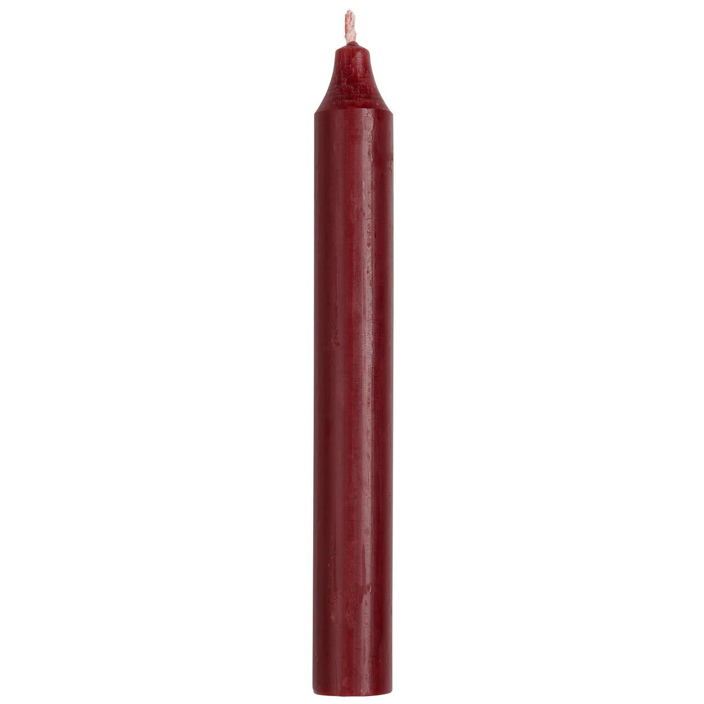 Rustic candle Bordeaux Medium