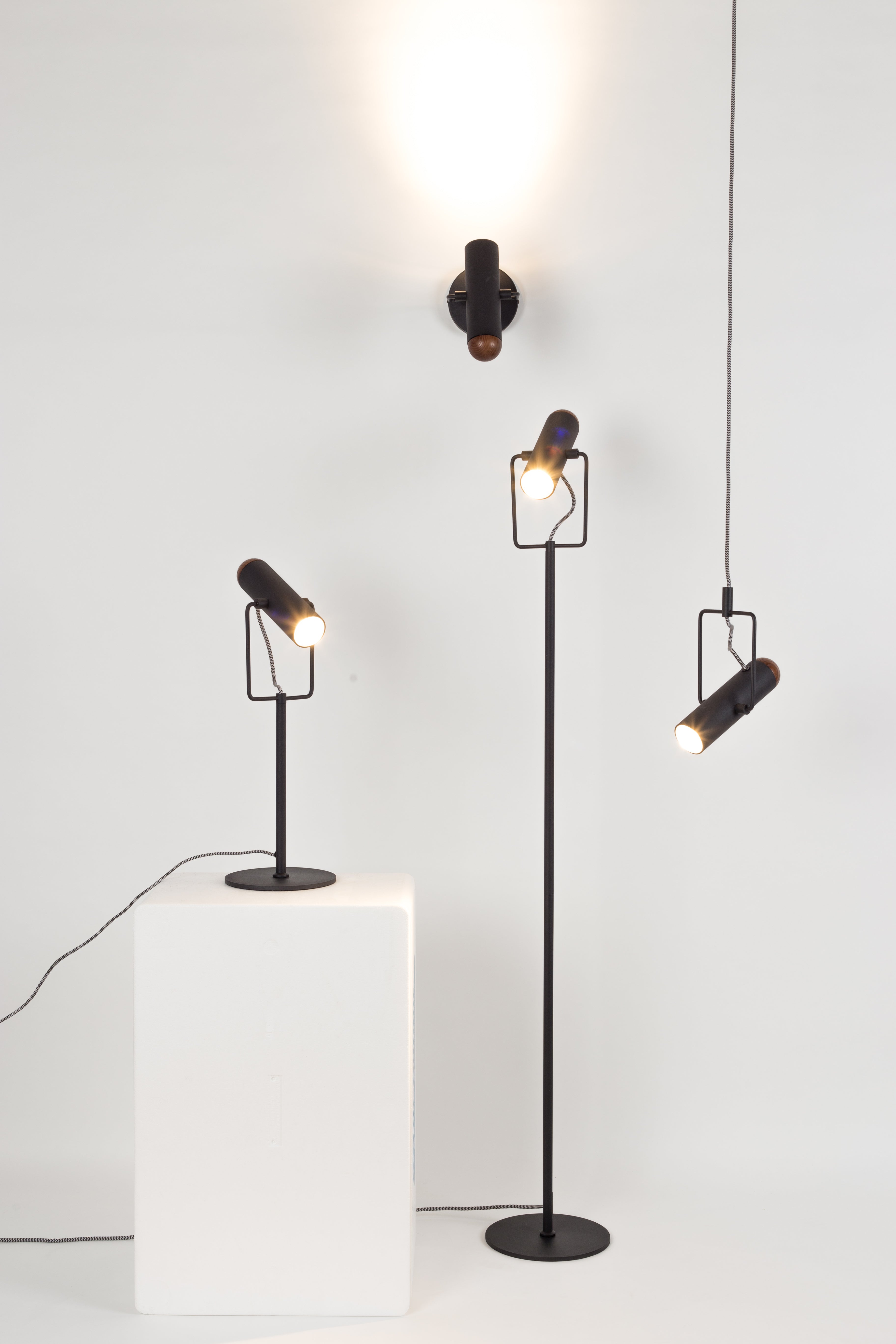 Marlon Black Floor Lamp