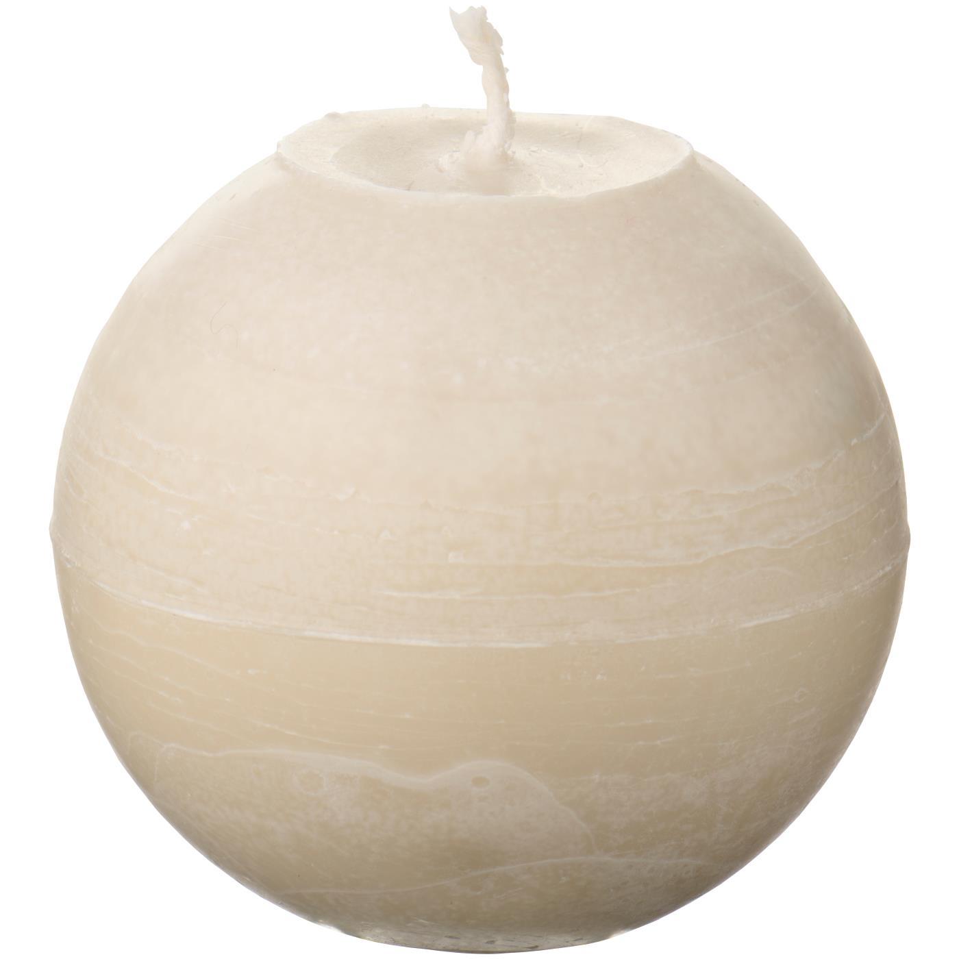 Ball Candle Rustic Fog