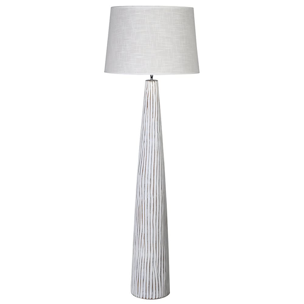 Whitewashed Floor Lamp
