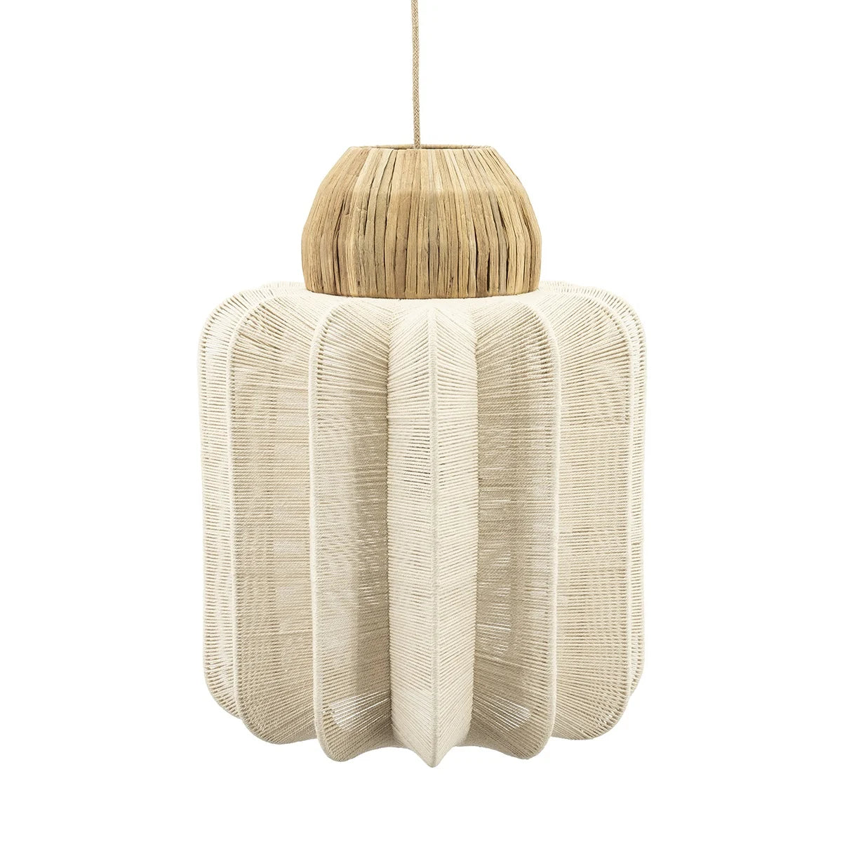 Cotton & Seagrass Mini Pendant