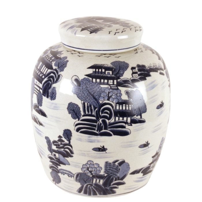 Chinoiserie Temple Jar