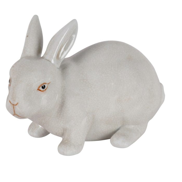 Ceramic Rabbit- Antique white