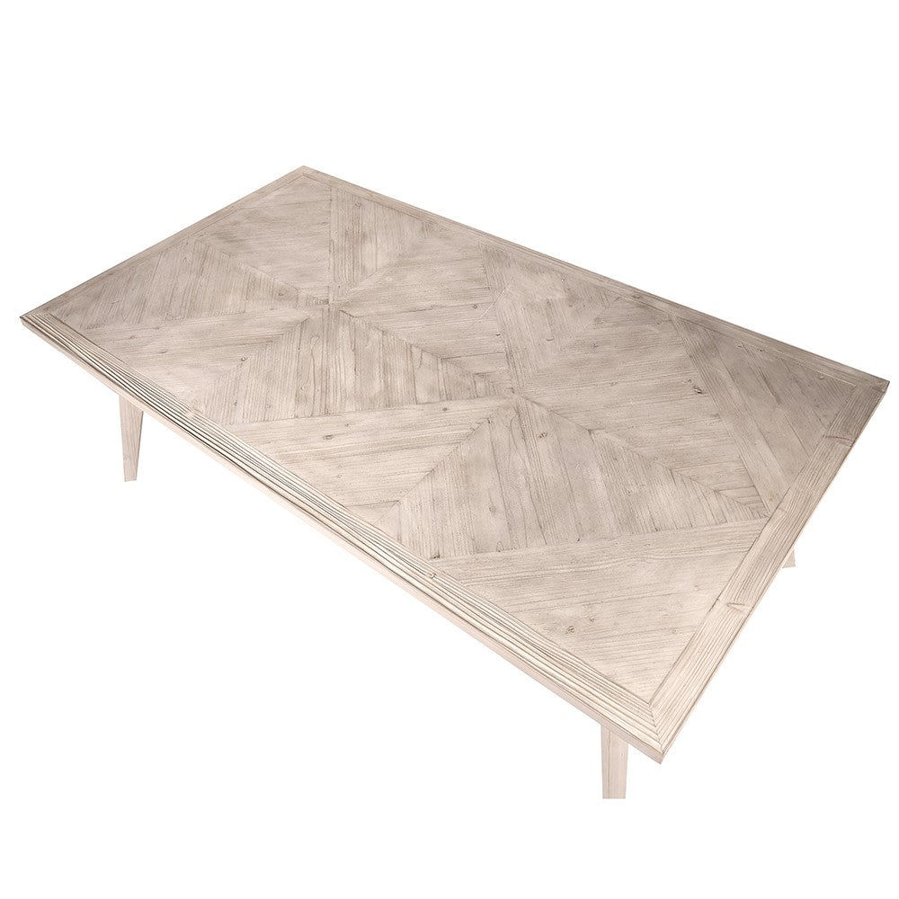Washed Parquet Dining Table