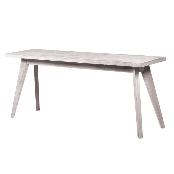 Light Washed Parquet Top console