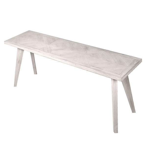 Light Washed Parquet Top console