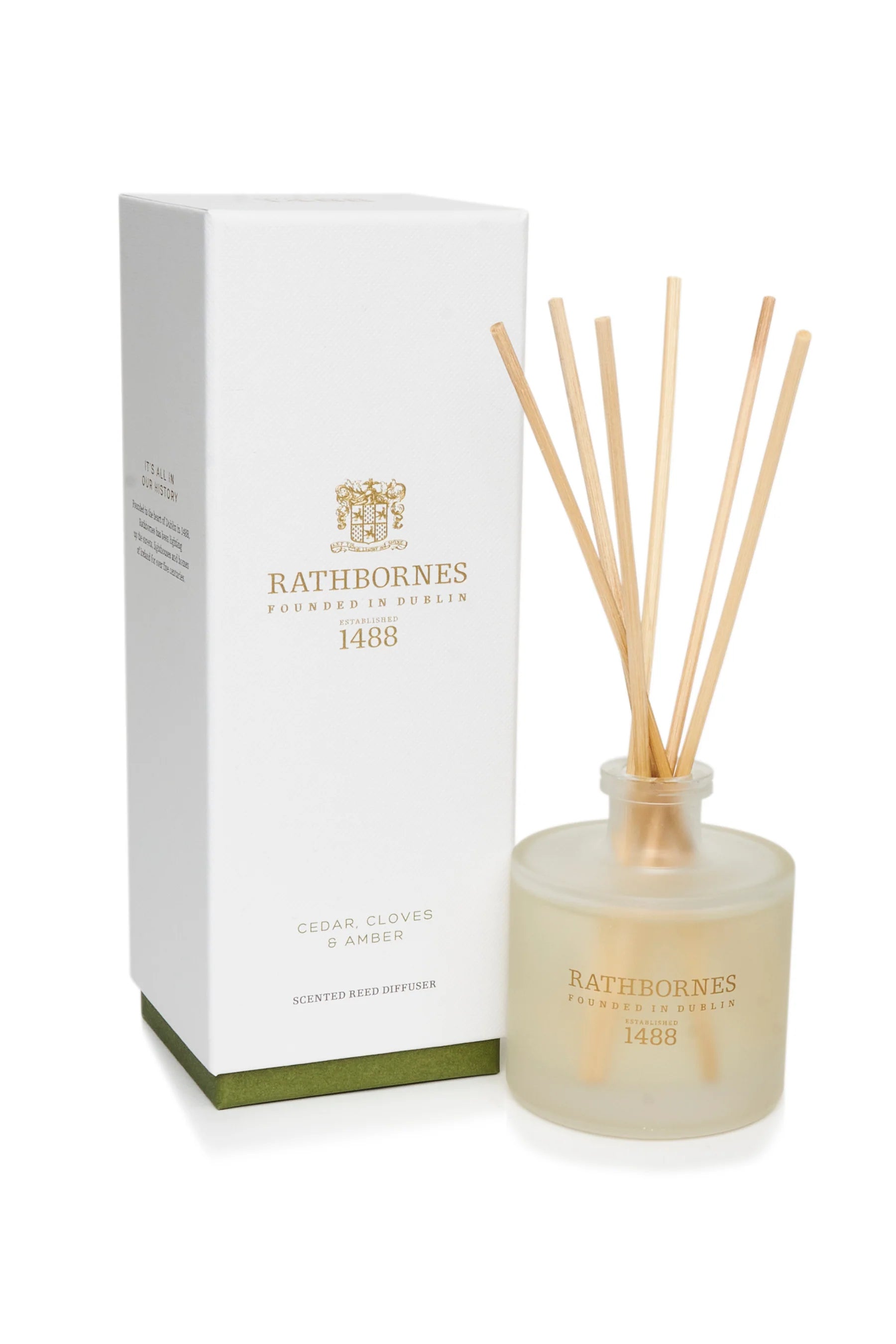 Rathbornes Reed Diffuser - Cedar, Cloves & Ambergris