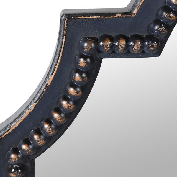 Large Ornate black wall mirror