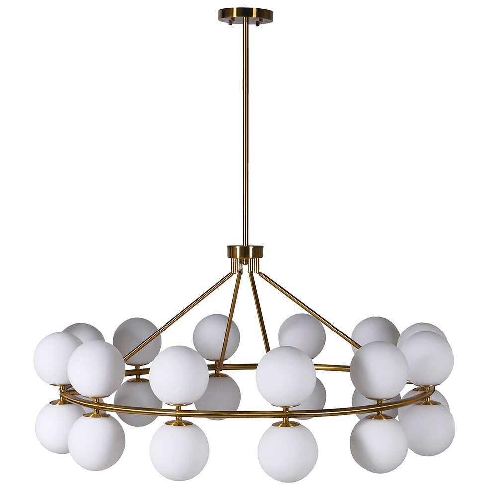 Mid Century Globe Chandelier