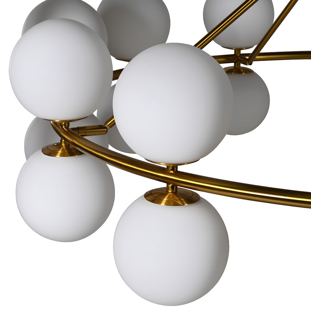 Mid Century Globe Chandelier