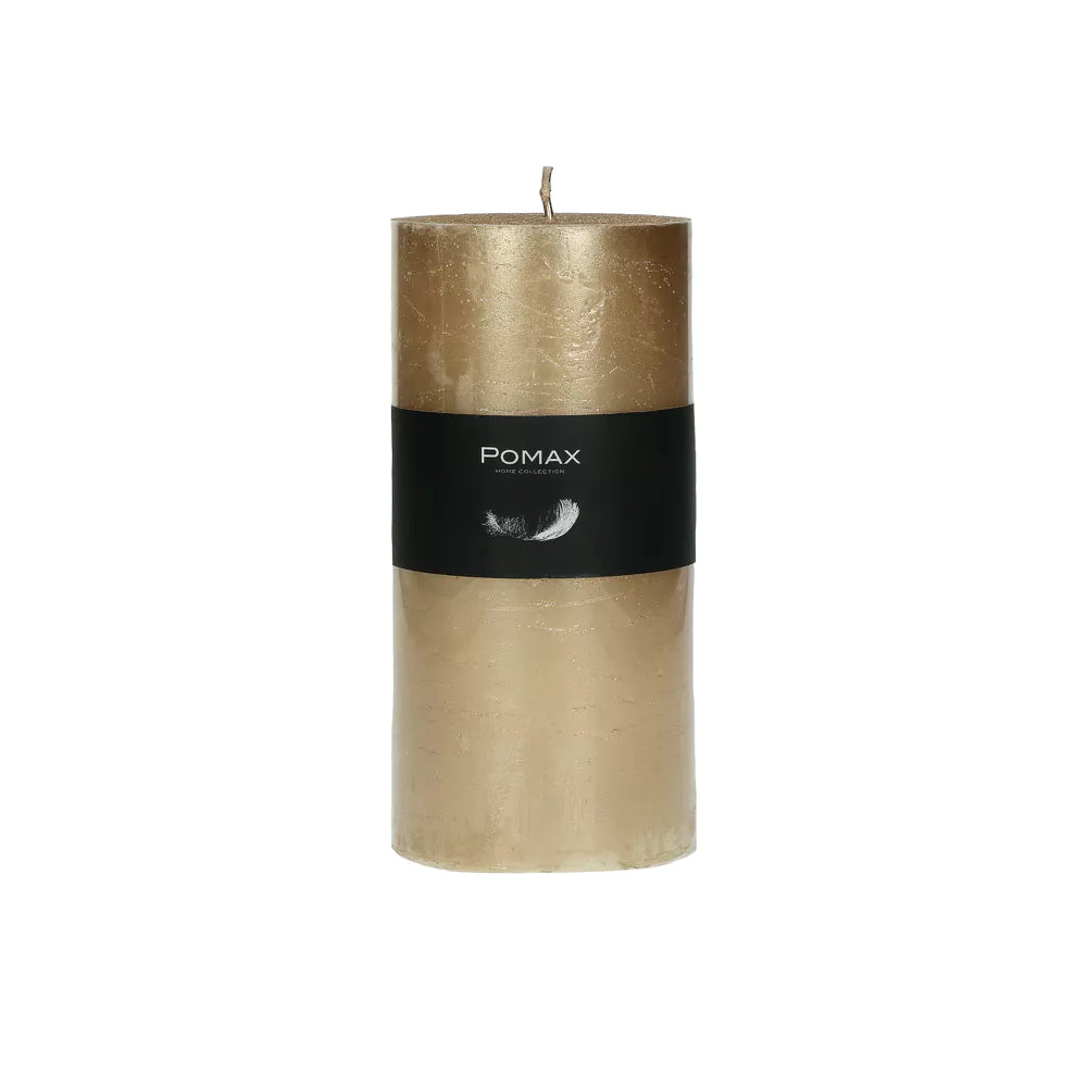 Champagne Pillar Candle - Medium