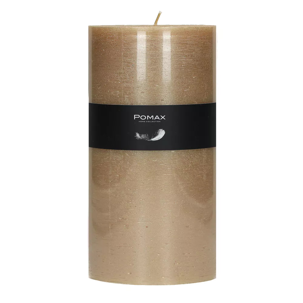 Champagne Pillar Candle - Large