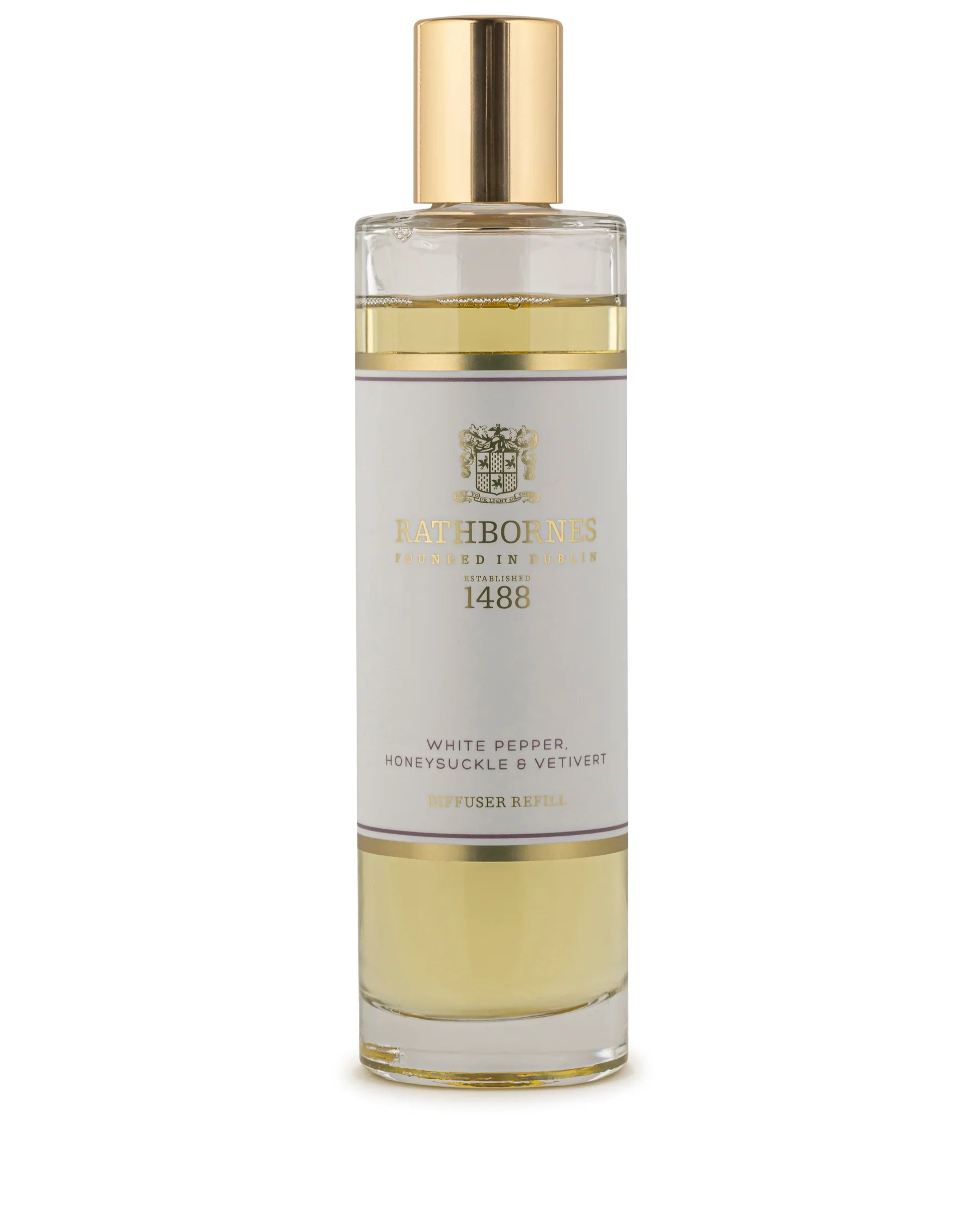 Rathbornes Diffuser Refill - White Pepper, Honeysuckle & Vetivert