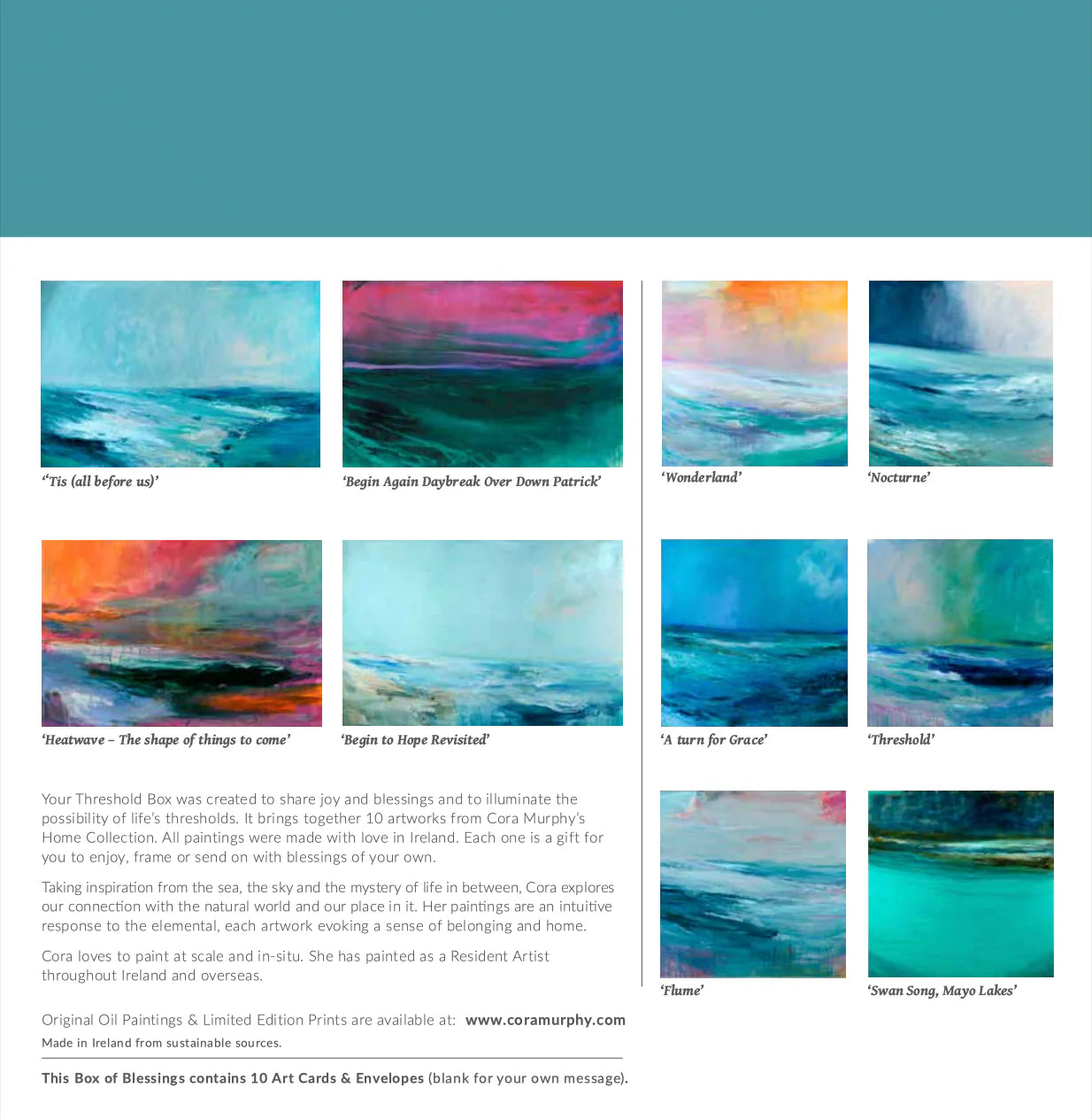 Threshold Art Card Collection by Cora Murphy