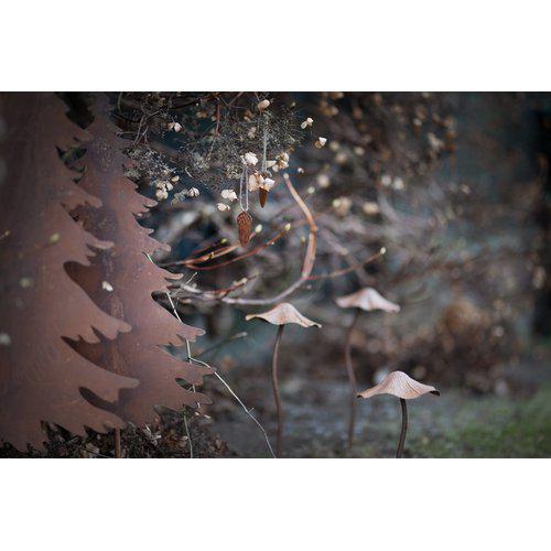 Metal Outdoor Mushrooms Set of 3