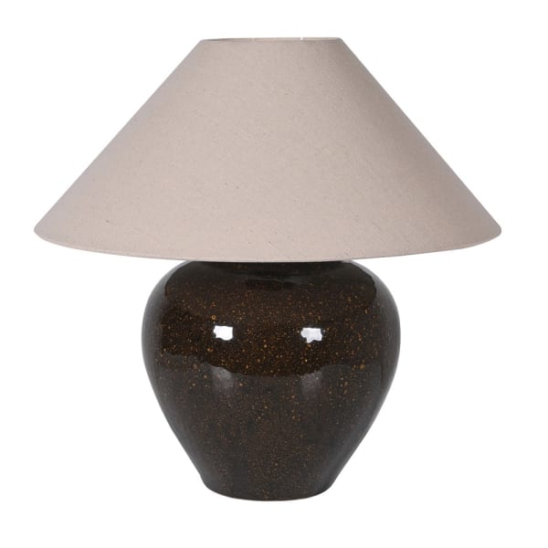 Ceramic Speckled Lamp
