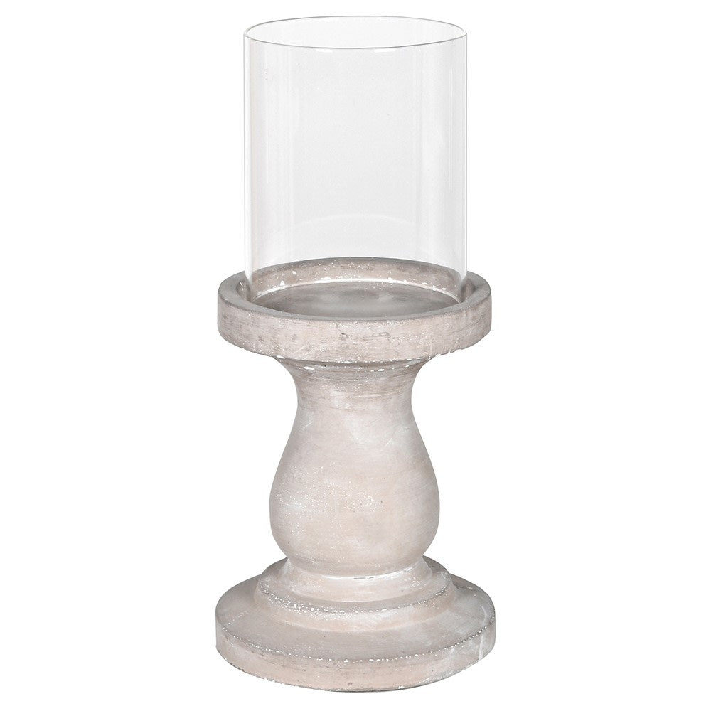 Small Stone Look Candleholder