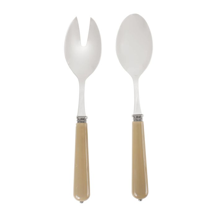 Lucie linen salad server