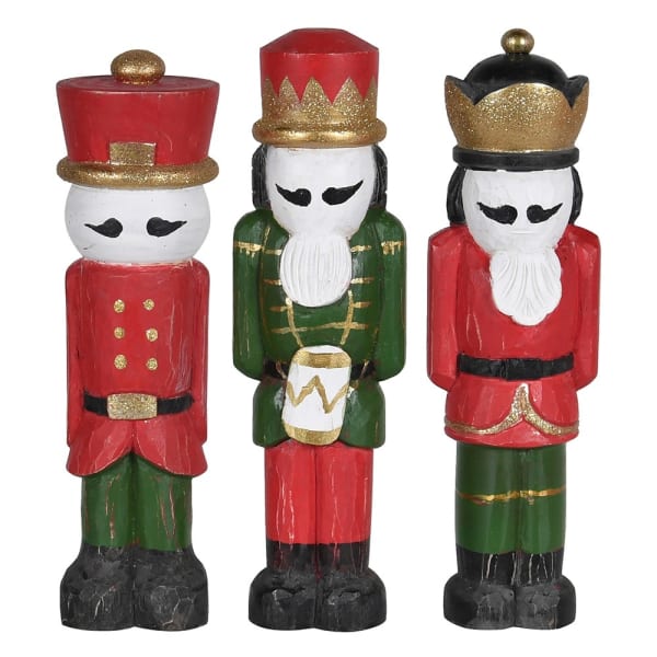 Joyful Nutcrackers- Set of 3